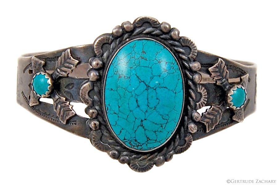 Turquoise Stamp Bracelet PWN107