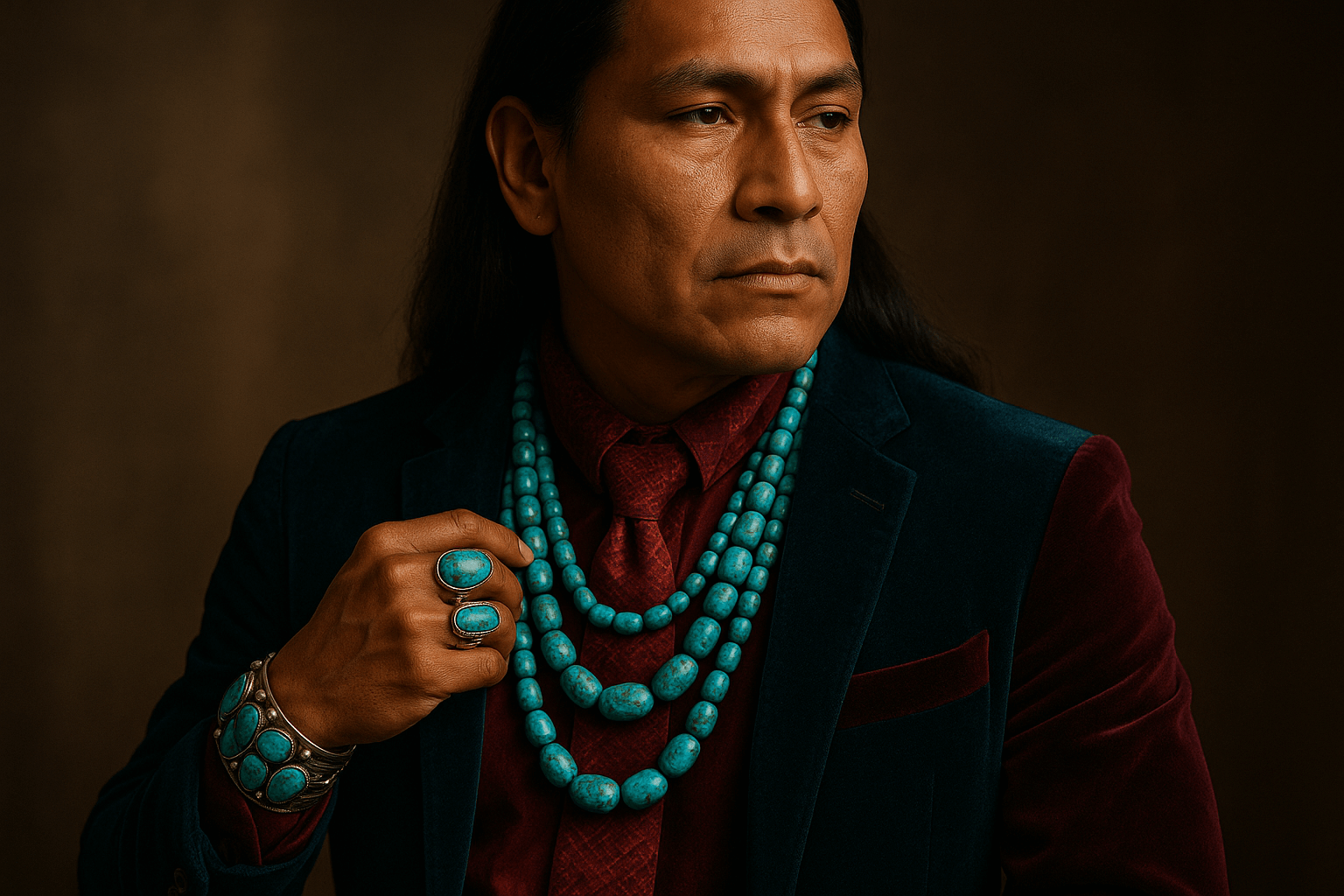 Image of heart shaped hand made earrings in Albuquerque