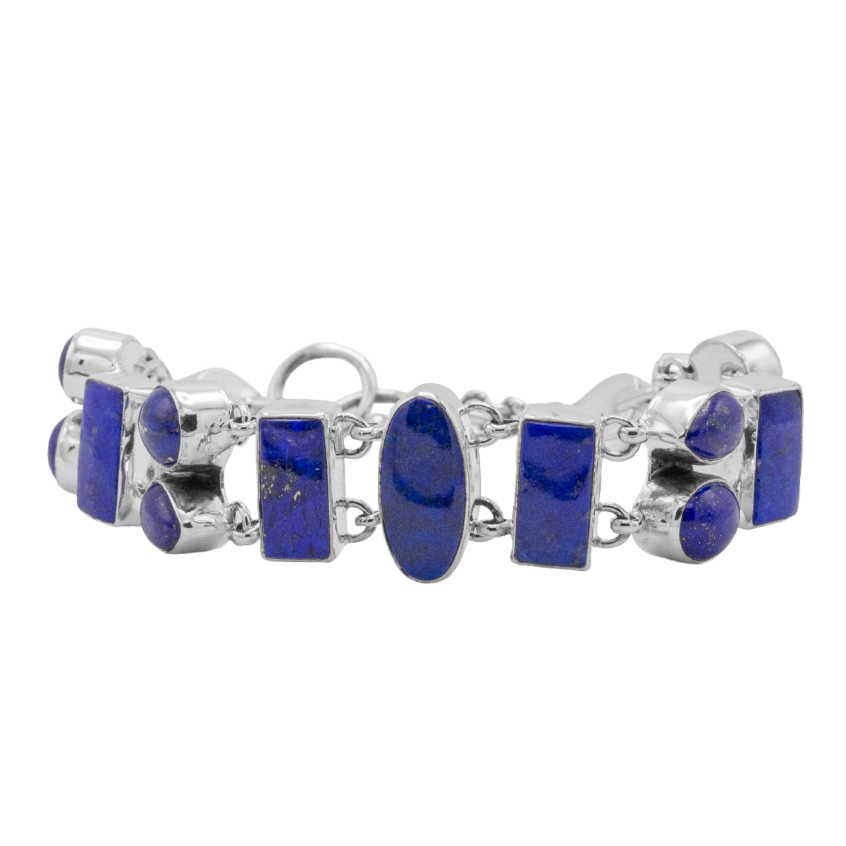 Multi-stone Lapis Link Bracelet GZ NW 6920