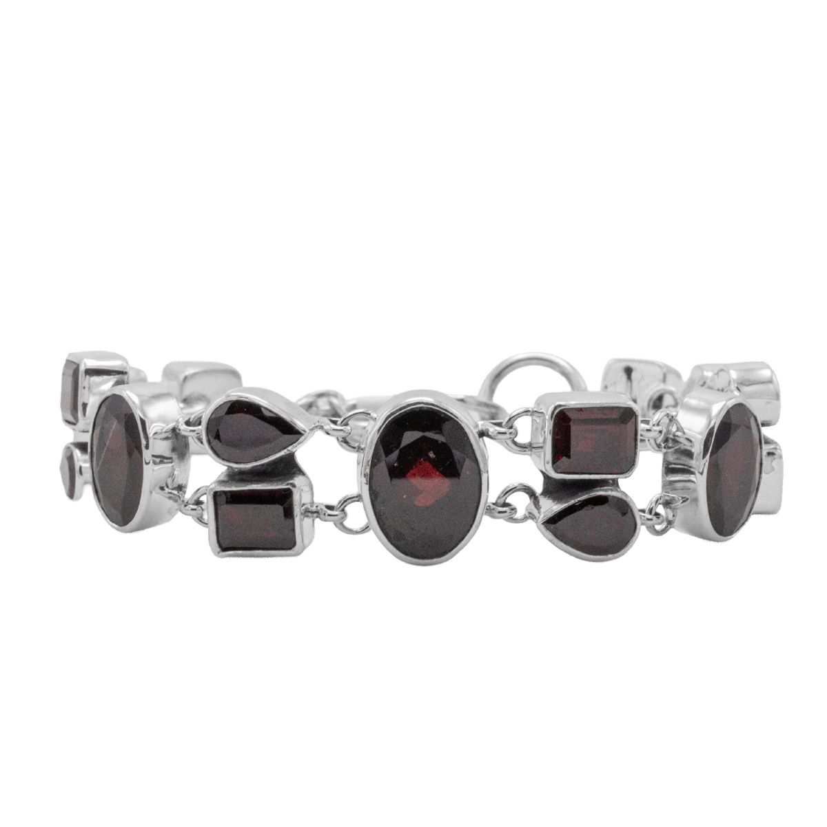 Garnet Link Bracelet GZ NW 6916