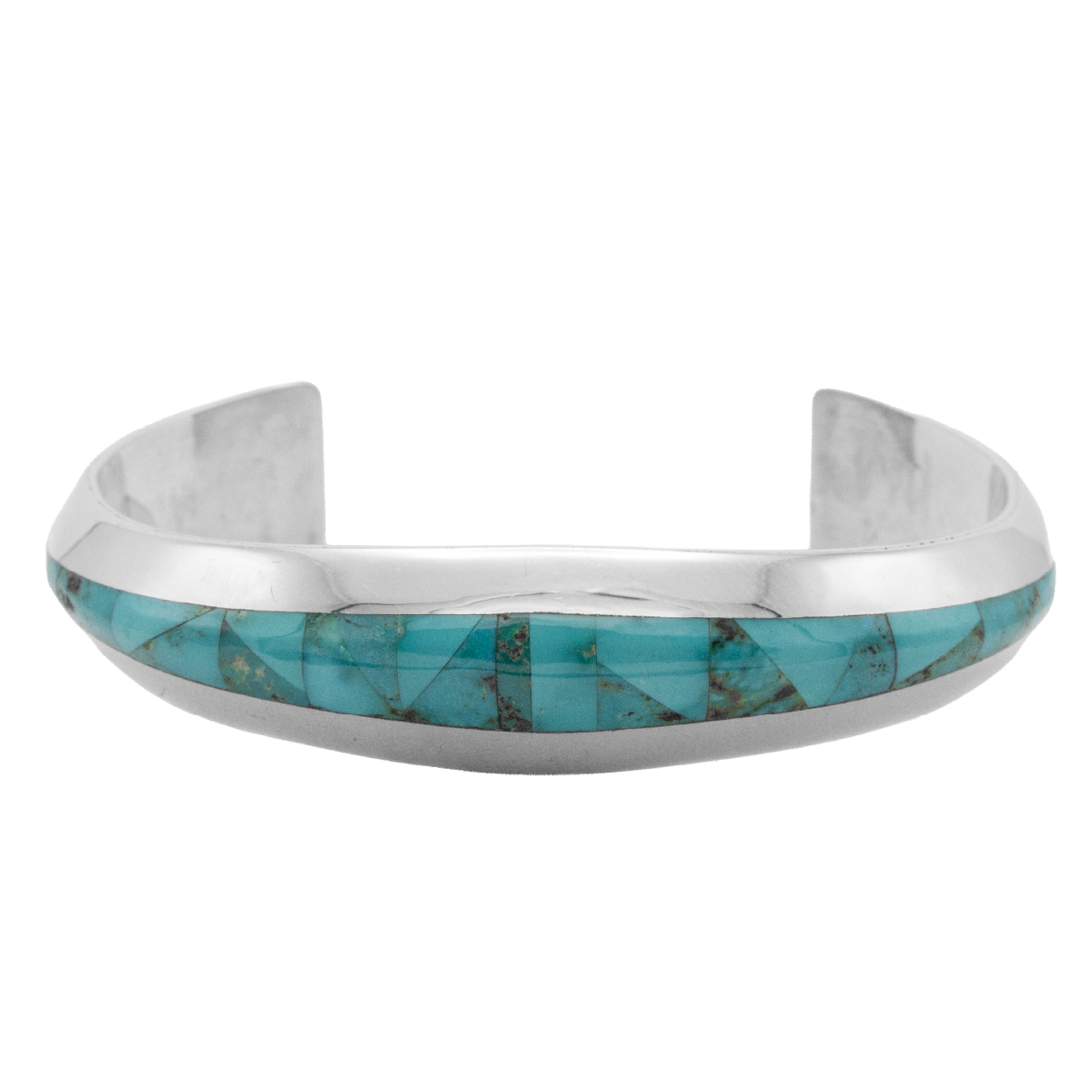 Inlay Fox Turquoise Cuff Bracelet GZ NW 7118