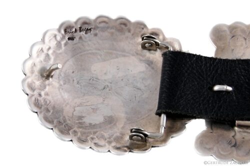 Erick Begay Coral Concho Belt JJCB009 - Image 2