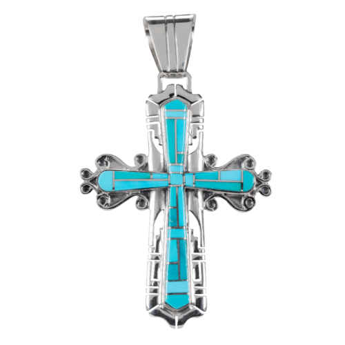 Turquoise Inlay Cross GZ NW 418