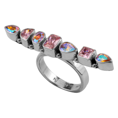 Pink CZ Ring GZ NW 1821
