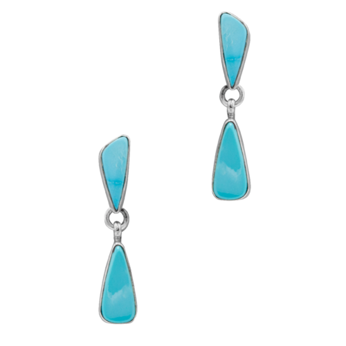 Chinese Turquoise Earring GZ NW 2387