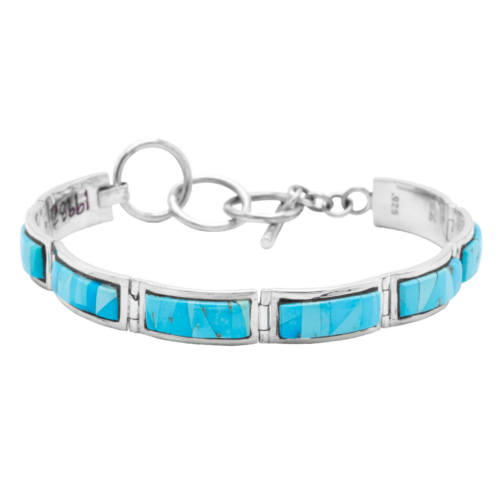 Sleeping Beauty Inlay Link Bracelet GZ NW 2495
