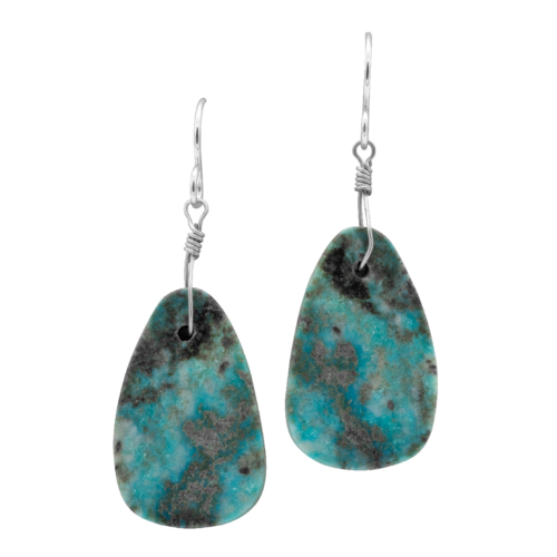Turquoise Slab Earring GZ NW 2552