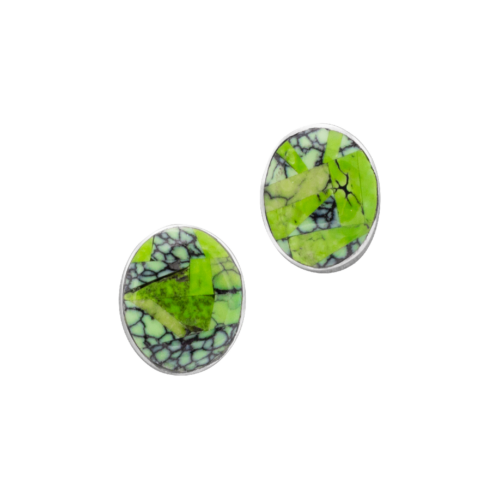 Green Chinese Turquoise Earring GZ NW 2519