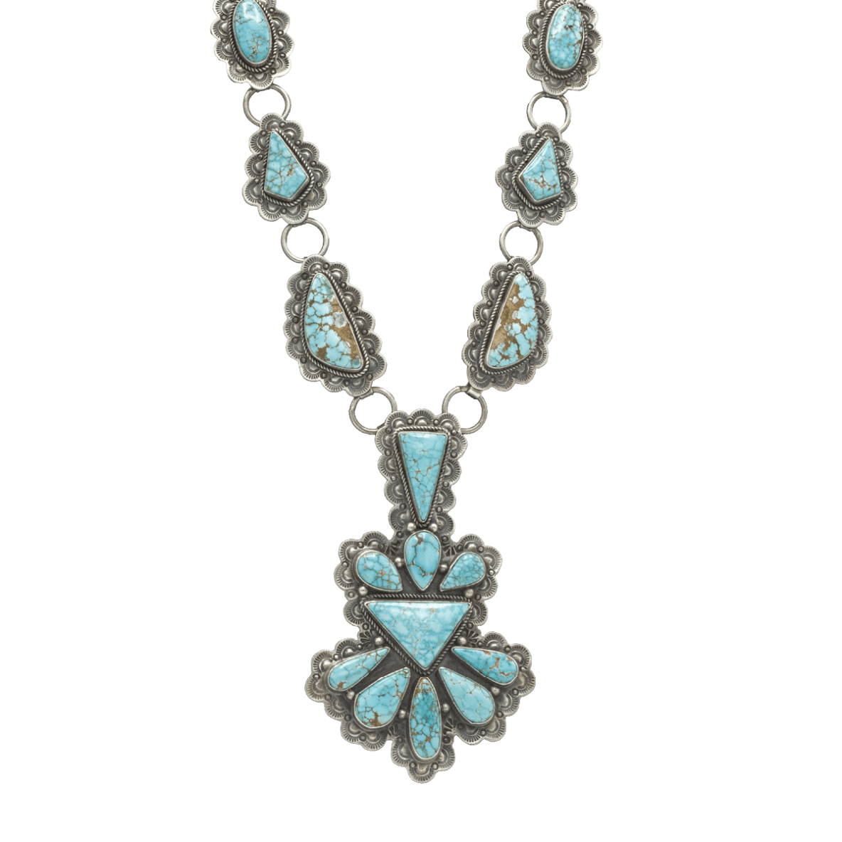 #8 Turquoise Necklace GZ NW 3846 - Gertrude Zachary