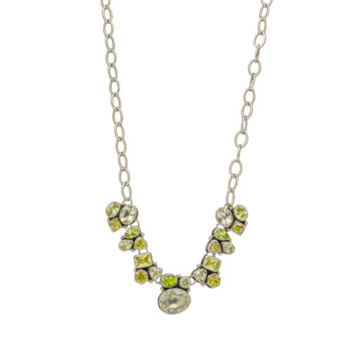 Peridot Necklace and Earring Set GZ NW 5386
