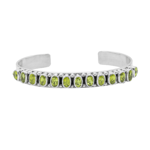 Multi-stone Peridot Cuff Bracelet GZ NW 5347