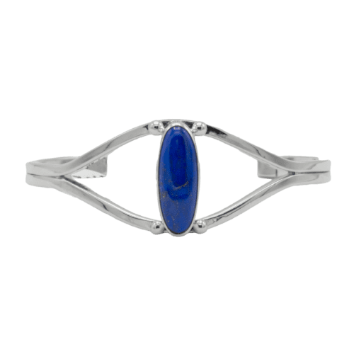 1 Stone Lapis Cuff Bracelet GZ NW 5366