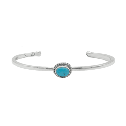 1 Stone Turquoise Cuff Bracelet GZ NW