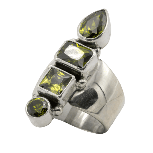 Multi-stone Olivine Ring GZ NW 5326