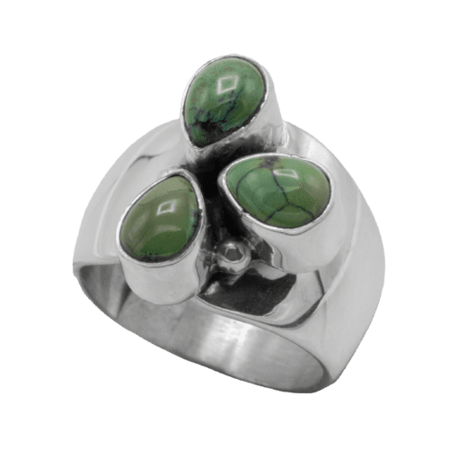 3 Stone Turquoise Ring GZ NW 5339