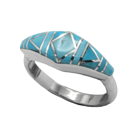 Inlay Sleeping Beauty Turquoise Ring GZ NW 5365