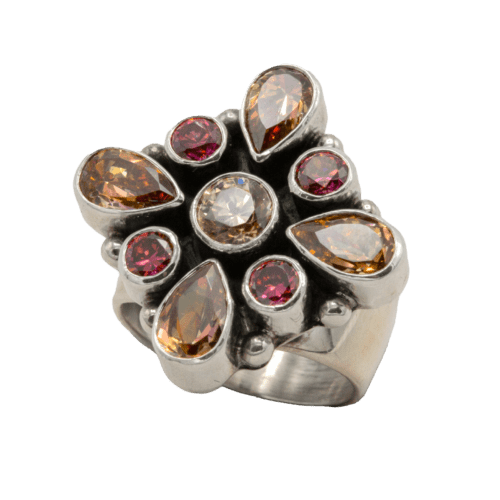 Multi-Stone CZ Ring GZ NW 5346