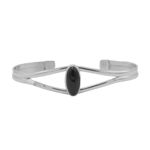 1 Stone Onxy Cuff Bracelet GZ NW 5372