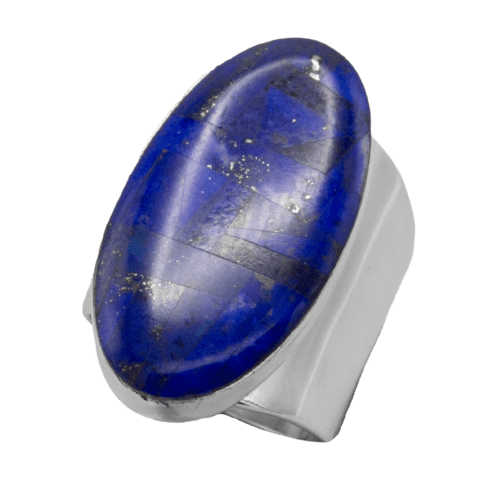 Inlay Lapis Ring GZ NW 5365