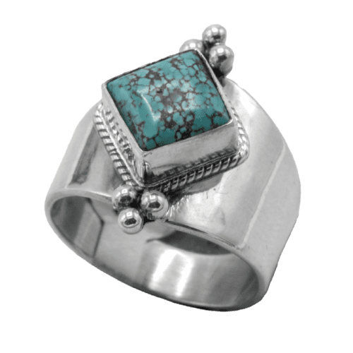1 Stone Turquoise Ring GZ NW 5363