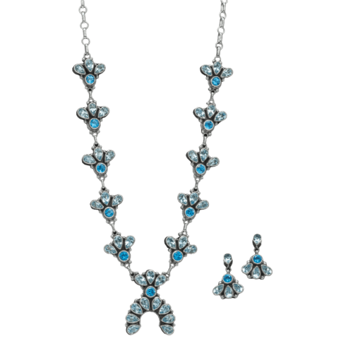 Faceted Blue Topaz Set GZ NW 5298