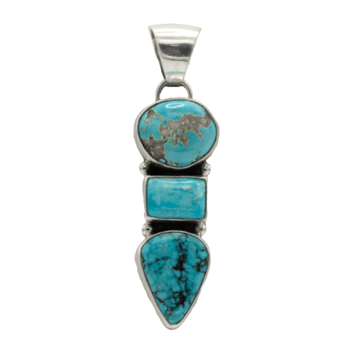 3 Stone Turquoise Pendant GZ NW 5311