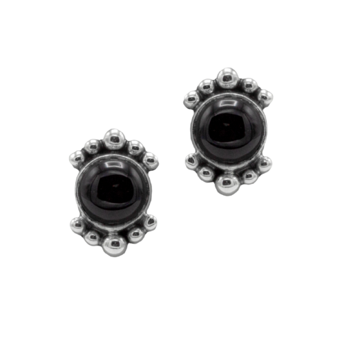 1 Stone Onyx Earrings GZ NW 5297