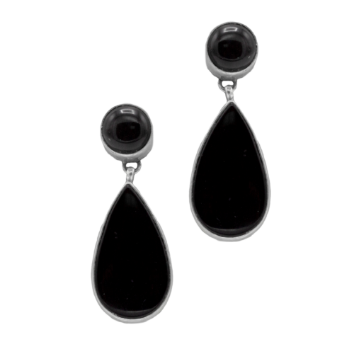 2 Stone Onyx Earrings GZ NW 5296