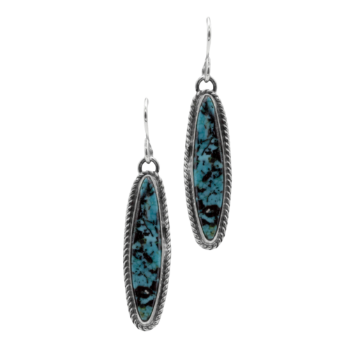1 Stone Turquoise Earrings GZ NW 5291