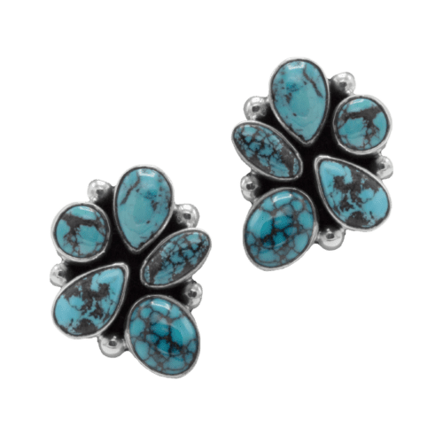 5 Stone Turquoise Earrings GZ NW 5283
