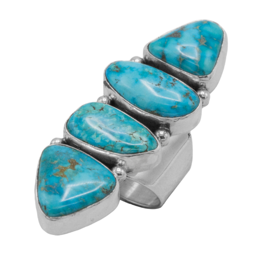4 Stone Bluebird Turquoise Ring GZ NW 5464