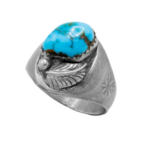 1 Stone Turquoise Ring GZ NW 5445