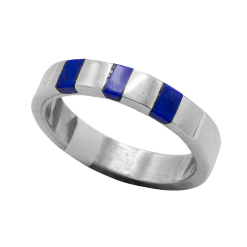 Sterling Silver and Lapis Ring GZ NW 5453