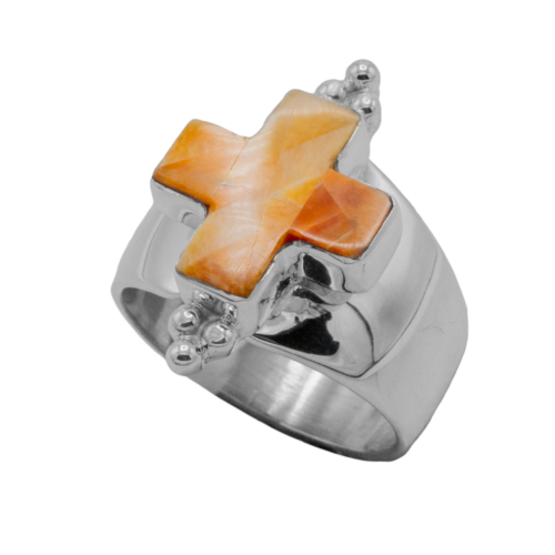 Inlay Spiny Oyster Ring GZ NW 5448