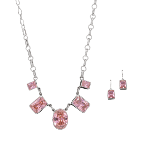 Pink CZ Set GZ NW 5376