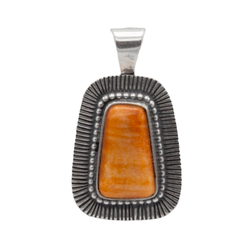 Sterling Silver and Spiny Oyster Pendant GZ NW 5431