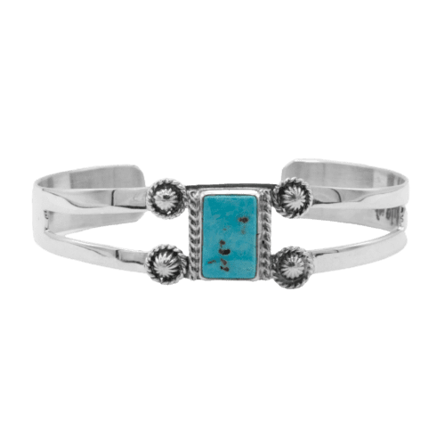 1 Stone Candelaria Turquoise Cuff Bracelet GZ NW 5559