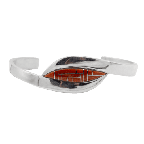 Inlay Coral Cuff Bracelet GZ NW 5554