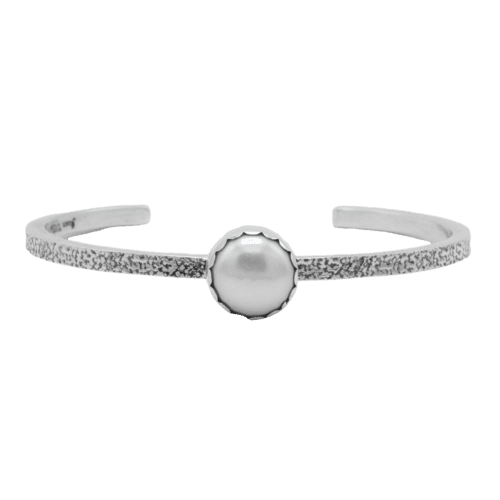 1 Stone Fresh Water Pearl Cuff Bracelet GZ NW 5557