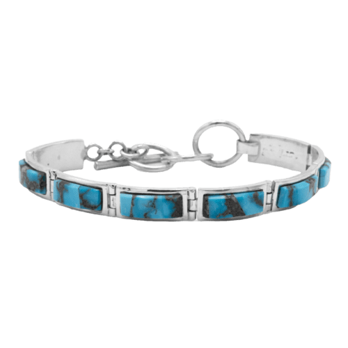 8 Link Inlay Turquoise Bracelet GZ NW 5552