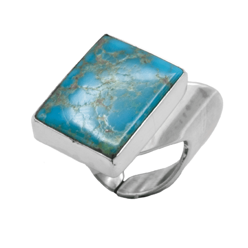 1 Stone Turquoise Ring GZ NW 5541