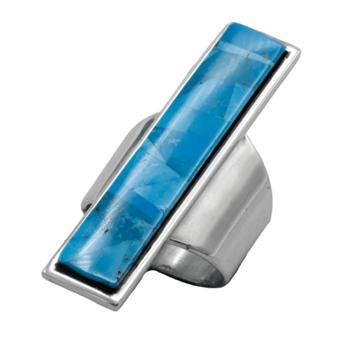 Inlay Candelaria Turquoise Ring GZ NW 5535