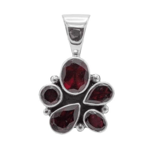 Multi-stone Garnet Pendant GZ NW 5531