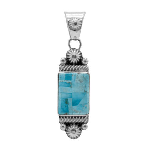 Inlay Turquoise Mountain Pendant GZ NW 5526