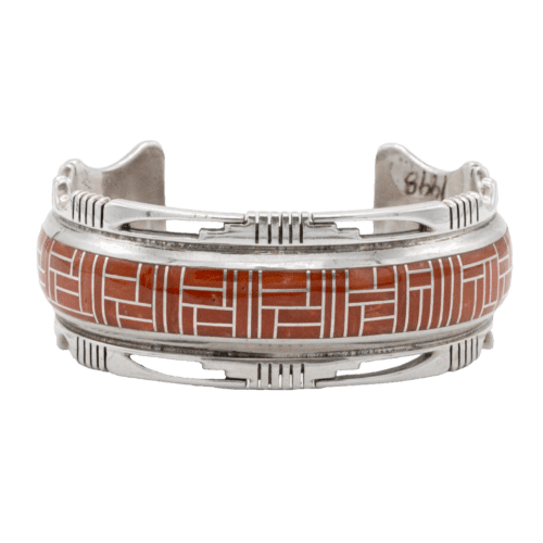 Inlay Coral Cuff Bracelet GZ NW 5562
