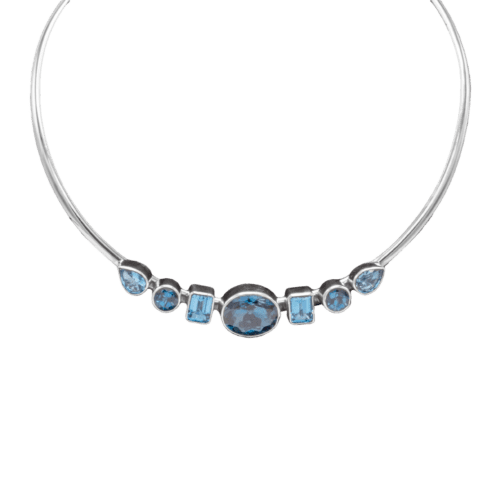 Multi-stone Blue Topaz Collar GZ NW 5518