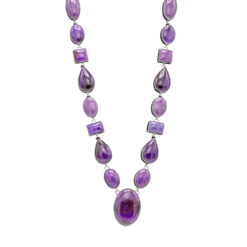 Multi-stone Sugilite Necklace GZ NW 5568