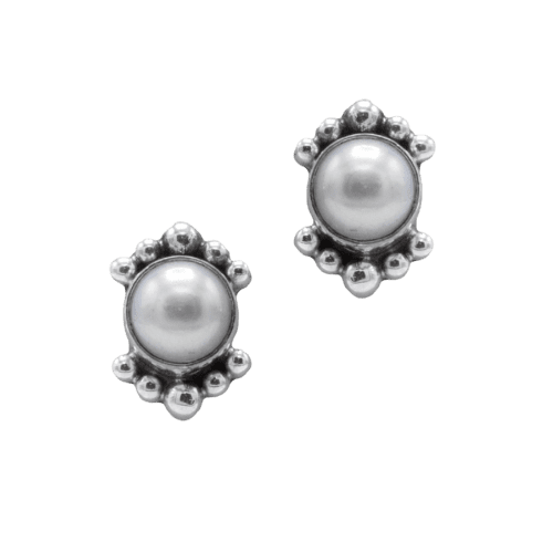 1 Stone Fresh Water Pearl Earrings GZ NW 5510