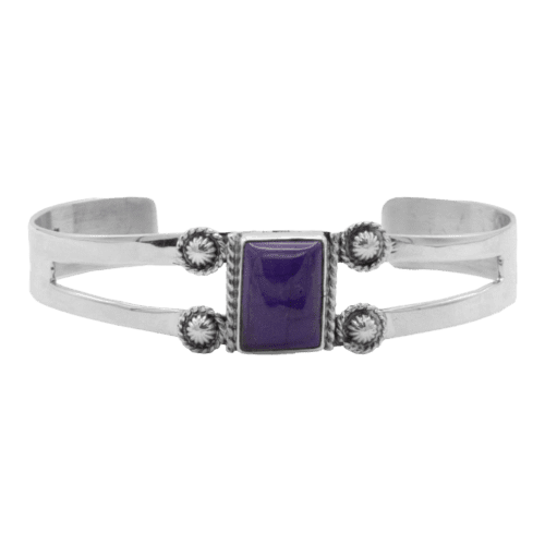 1 Stone Sugilite Cuff Bracelet GZ NW 5561