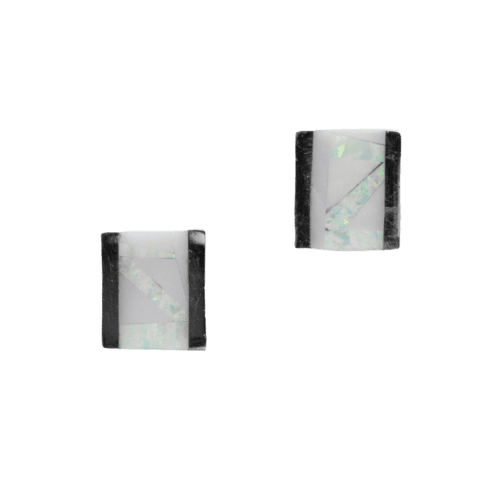Inlay Opal and Mother of Pearl Earrings GZ NW 5500